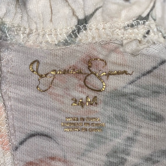 Jessica Simpson Sleeveless Floral Print Top Size 24 Months - Picture 3 of 4
